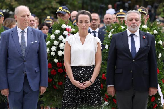 zdjęcie z uroczystości Powstania WArszawskiego 