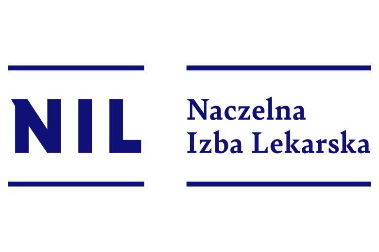 Logo z tekstem Naczelna Izba Lekarska