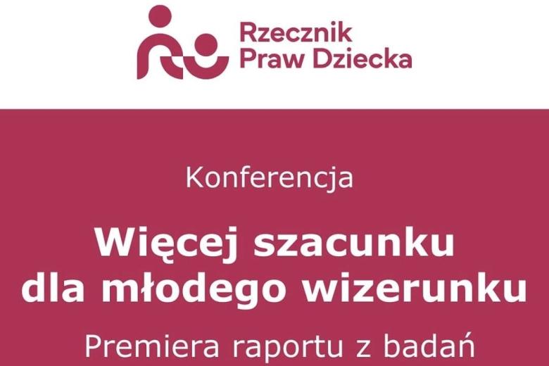 grafika z tekstem więcej szacunku dla młodego wizerunku