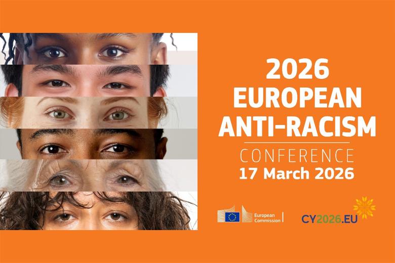 grafika z fragmentami twarzy ludzi  i tekstem w jęz. angielskim