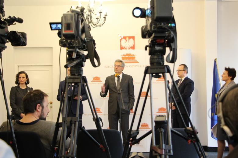 Briefing prasowy rzecznika praw obywatelskich Adama Bodnara w sprawie opinii Komisji Weneckiej na temat zasad działania instytucji Ombudsmana