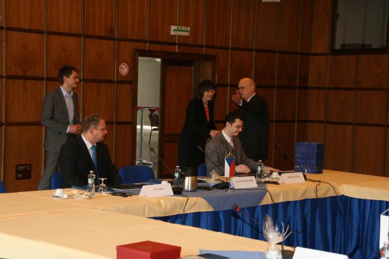 Na zdjęciu uczestnicy spotkania Ombudsmanów państw Grupy Wyszehradzkiej