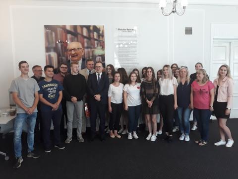 Spotkanie z młodzieżą z Zespołu Szkół Zawodowych w Hajnówce