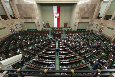Plenarna sala posiedzeń Sejmu RP