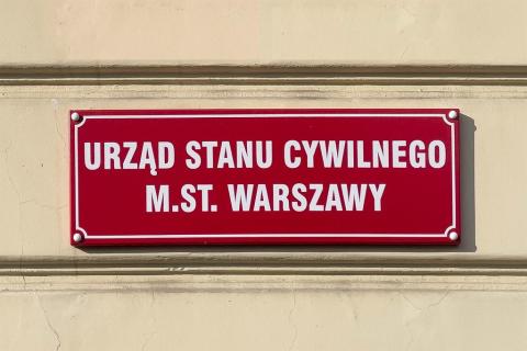 tabliczka urzędu stanu cywilnego