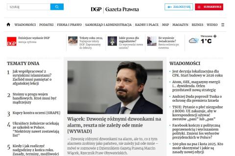 Zdjęcie RPO na portalu Gazeta Prawna