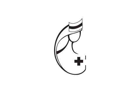 Logo Warszawskiej Okręgowej Izby Pielęgniarek i Położnych