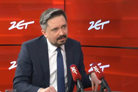 Wywiad dla Radia ZET, rzut ekranu ze zdjęciem Marcina Wiącka