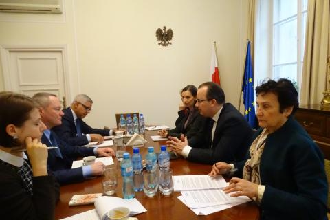 Rzecznik Praw Obywatelskich spotkał się z Dyrektorem Agencji Praw Podstawowych Unii Europejskiej