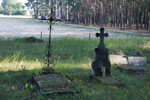 zaniedbany cmentarz 