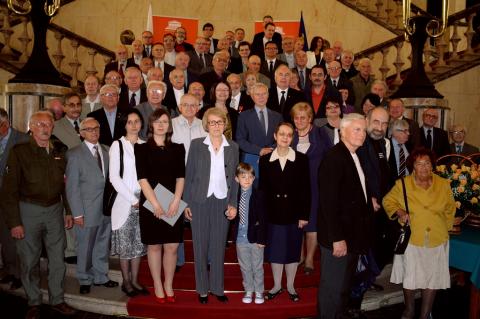 na zdjęciu uczestnicy uroczystości / fot. Karolina Łasut