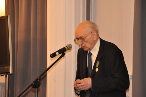 on the photo prof. Bartoszewski
